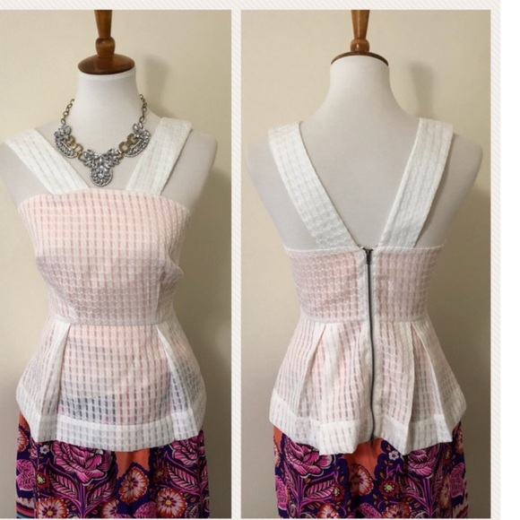 {Anthro} Maeve Basket Tank - Picture 3 of 3